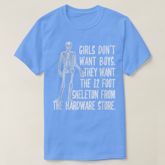 Camiseta Chicas Góticos De Skeleton Halloween Quieren Los 1 (Diseño del anverso)