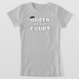 Camiseta Chicas Graciosa Reina de Voleibol de la Corte