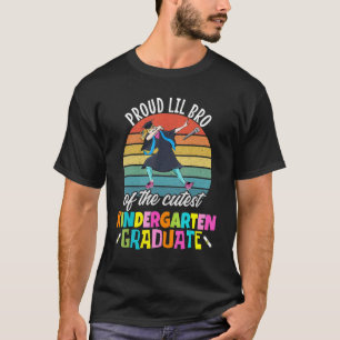Camiseta Chicas Graduación de guardería Orgulloso Lil Bro D