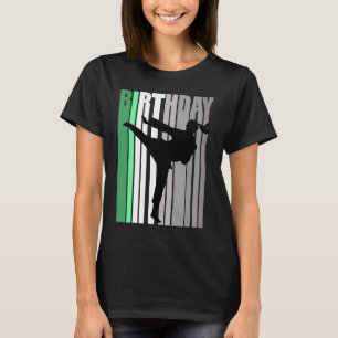 Camiseta Chicas Green Karate Birthday Cute Compete Squad Re