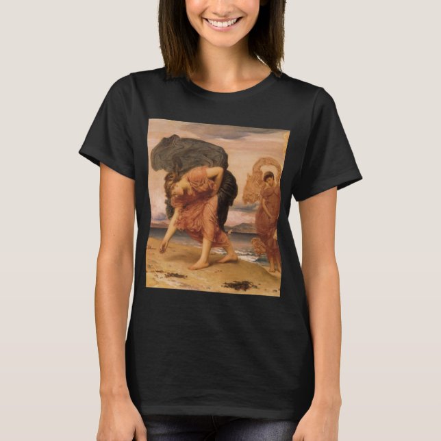 Camiseta Chicas Griegos Recogiendo Burbujas De Lord Leighto (Anverso)