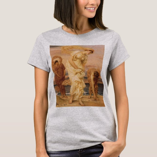 Camiseta Chicas Griegos Recogiendo Burbujas De Lord Leighto (Anverso)