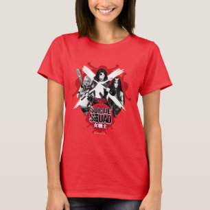 Camiseta Chicas "guerrero femenino " del pelotón del