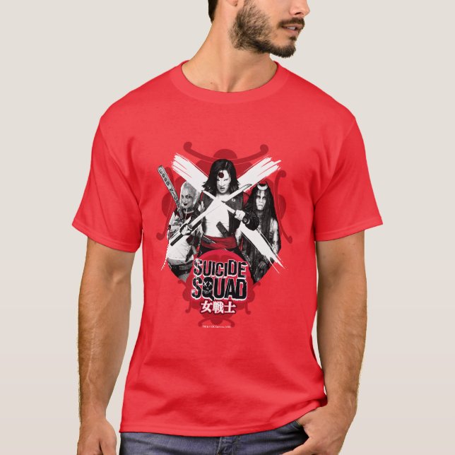 Camiseta Chicas "guerrero femenino " del pelotón del (Anverso)