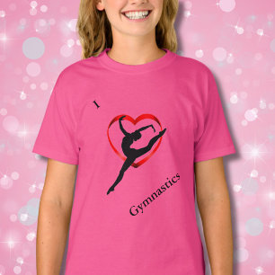 Camiseta Chicas Gymnast Heart