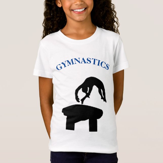 Camiseta Chicas Gymnastics Vault T-Shirt con el nombre en l (Anverso)