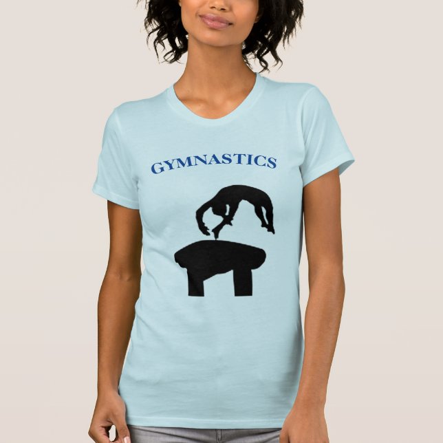 Camiseta Chicas Gymnastics Vault T-Shirt con el nombre en l (Anverso)