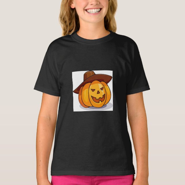 Camiseta Chicas Halloween Jack-O-Lantern T-Shirt (Anverso)