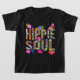 Camiseta Chicas Hippie 60 años 70 flores coloridas paz (Laydown)