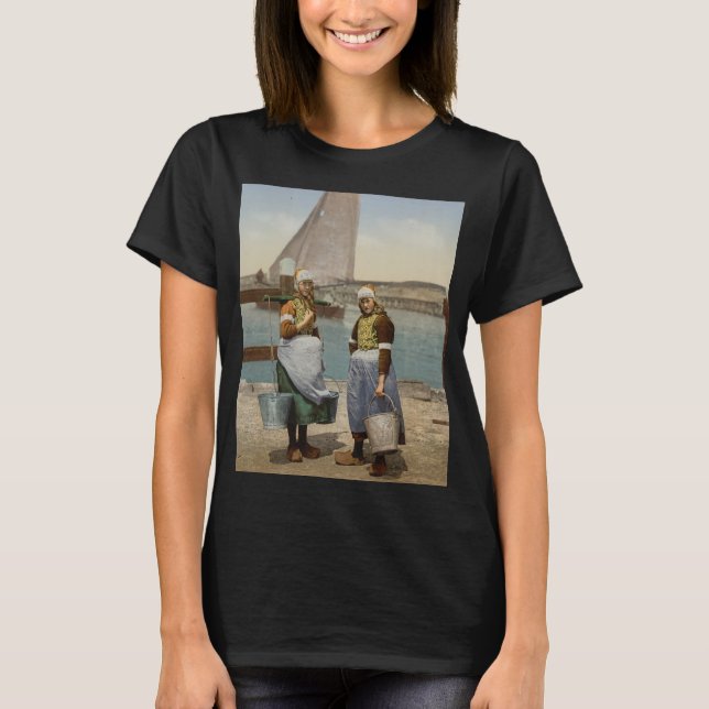 Camiseta Chicas holandeses de la isla de Marken (feat. 1900 (Anverso)