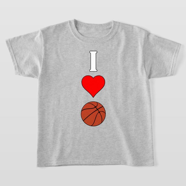 Camiseta Chicas I jugador de baloncesto de amor/corazón (Distribución)