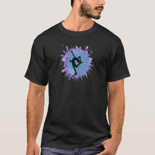 Camiseta Chicas Ice Skater Figura Skytrain Dancer Biell