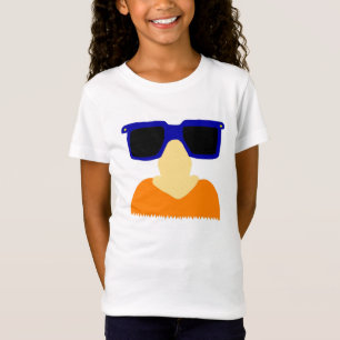 Camiseta Chicas Incognito Mustache & Glasses Baby Doll Tee