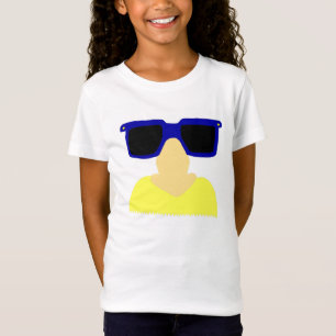 Camiseta Chicas Incognito Mustache & Glasses Baby Doll Tee