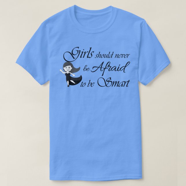 Camiseta Chicas inteligentes Motivación Empoderamiento Femi (Diseño del anverso)