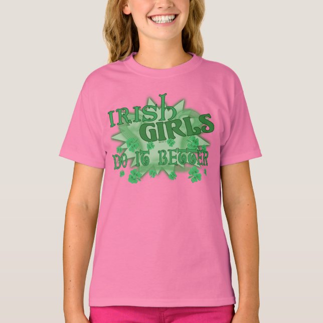 Camiseta Chicas irlandeses mejores hijos (Anverso)
