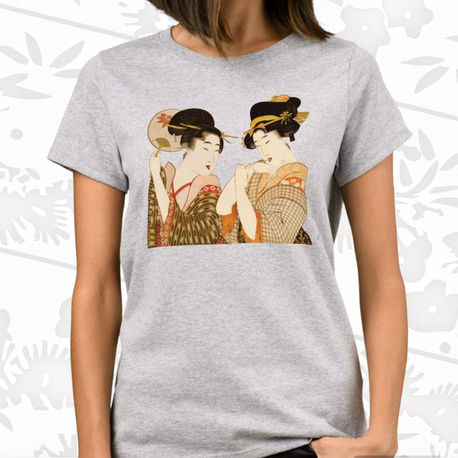 Camiseta Chicas japoneses de Geisha en Kimonos (Subido por el creador)