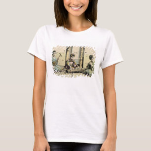 Camiseta Chicas japoneses tocan flauta, koto y samis