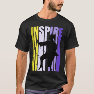 Camiseta Chicas Karate Yellow Inspire Color de cumpleaños H