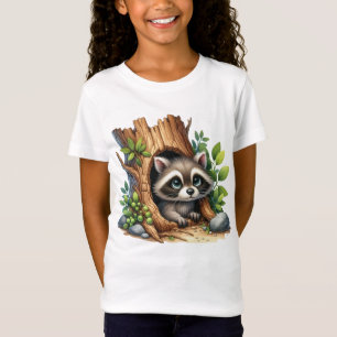 Camiseta Chicas lindas amantes de mapaches