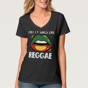 Camiseta Chicas Lindas Como Reggae Chica Jamaicana Mujer Ja