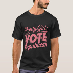 Camiseta Chicas Lindas Votan Republicano Patriótico America