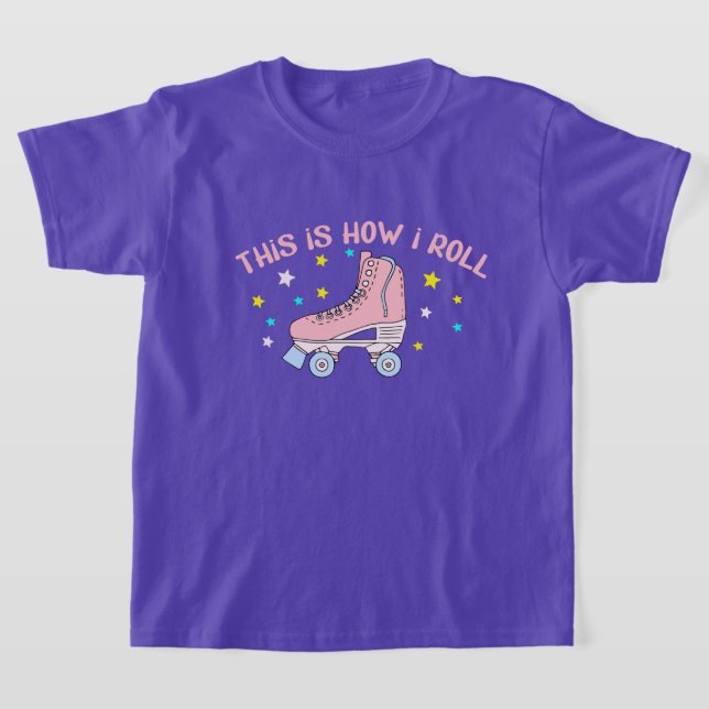 Camiseta chicas lindos amantes del patinaje sobre ruedas (Distribución)