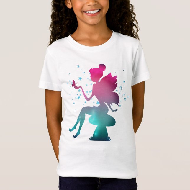 Camiseta Chicas lindos de la hada de la fantasía (Anverso)