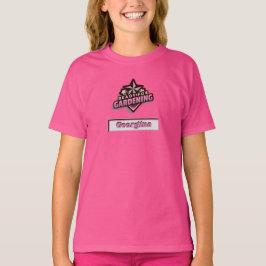 Camiseta Chicas listos para la jardinería - Nombre