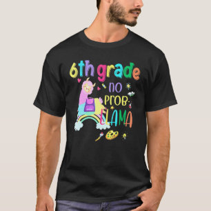 Camiseta Chicas Llama Sin Prob 7º Grado Profesor de Séptimo