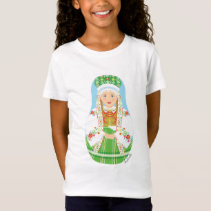 Camiseta Chicas Łowicz Pole Bride Matryoshka