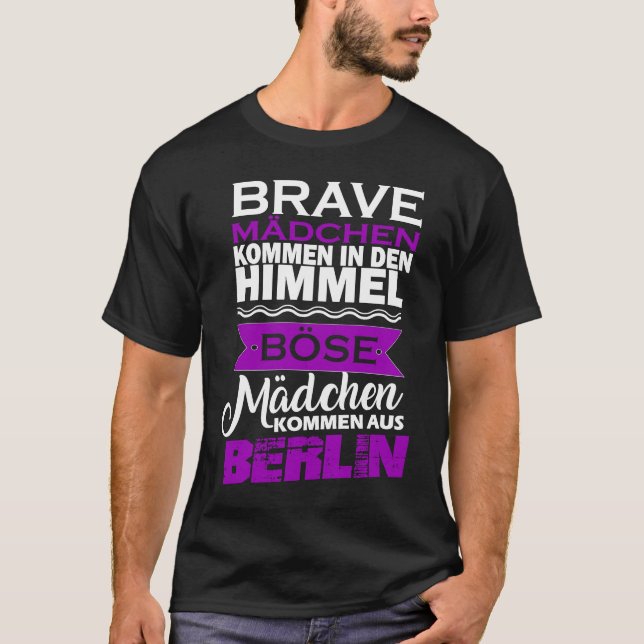 Camiseta Chicas malvados vienen de Berlín I Girlie (Anverso)