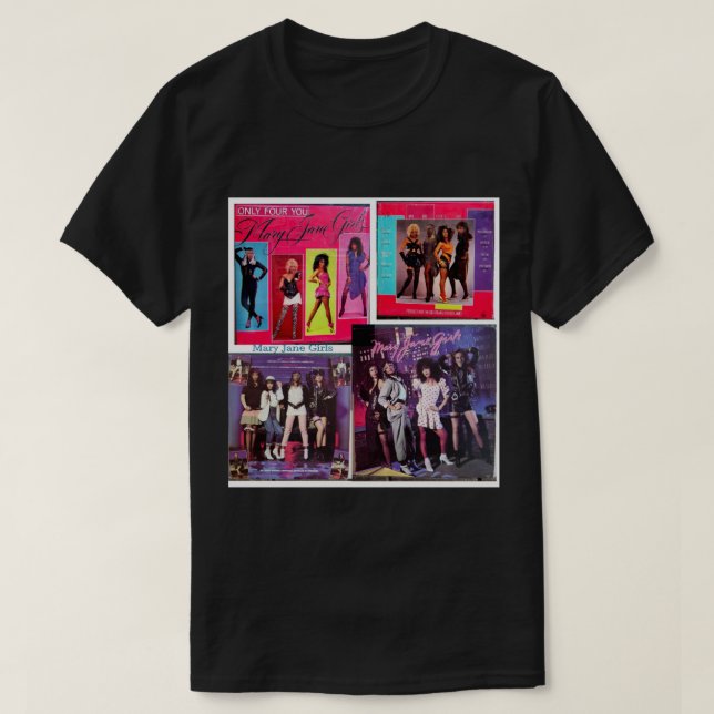 Camiseta Chicas Mary Jane, funk, Soul, Pop, Disco, dance, E (Diseño del anverso)