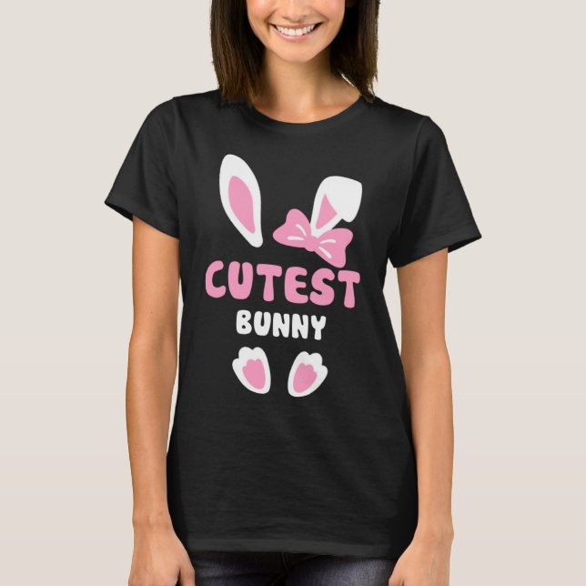 Camiseta Chicas más guapos Conejo de Pascua Yo soy el conej (Anverso)
