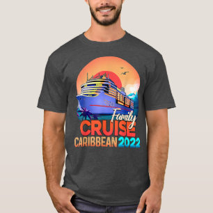 Camiseta Chicas masculinas de crucero familiar Caribe 2022