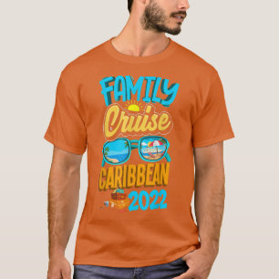 Camiseta Chicas masculinas de crucero familiar Caribe 2022