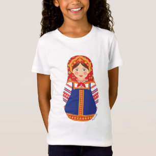 Camiseta Chicas Matryoshka de Rusia