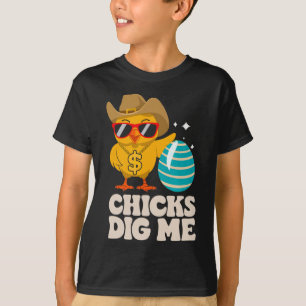 Camiseta Chicas Me Dig Dig Divertido Feliz Domingo De Pascu