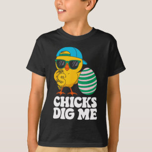 Camiseta Chicas Me Dig Dig Divertido Feliz Domingo De Pascu