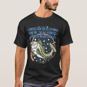 Camiseta Chicas Me Preguntan Si Estoy En Pescador De Pesca 