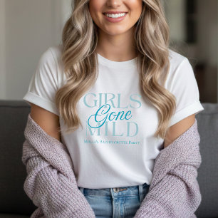 Camiseta Chicas Moderadas Spa Despedida de Soltera Azul