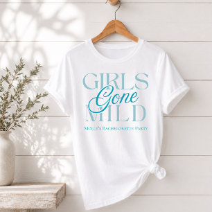 Camiseta Chicas Moderadas Spa Despedida de Soltera Azul