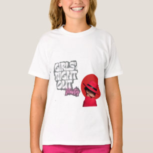 Camiseta Chicas Modernas de Noche Fiesta Sombrero Fedora Ro