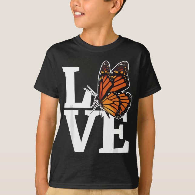 Camiseta Chicas Monarch Butterfly Milkweed Butterflies (Anverso)