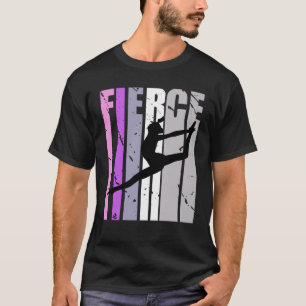 Camiseta Chicas Morado Baile Fiero Cumpleaños Coraje Determ