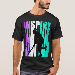 Camiseta Chicas Morado Inspira Hockey Cumpleaños Motivacion