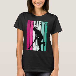 Camiseta Chicas Motivacionales Rosa Y Verde Hockey Creen C