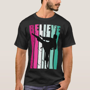 Camiseta Chicas Motivadores Rosa Y Verde Jiu Jitsu Believ