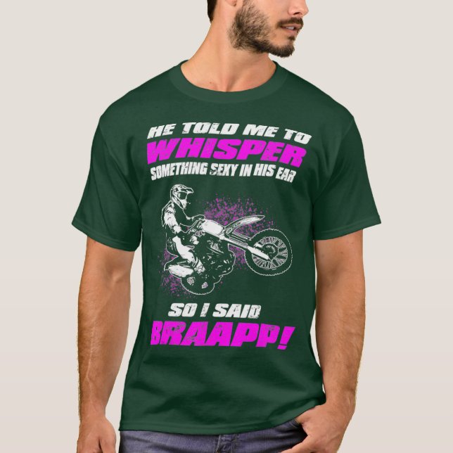Camiseta Chicas Motocross supercross regalo gracioso para l (Anverso)