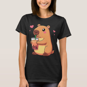 Camiseta Chicas mujeres de té con burbujas de Boba que bebe